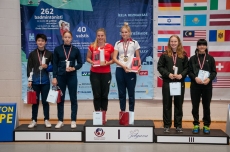 Starptauriskās badmintona sacensības "Yonex Latvia" Zemgales Olimpiskā centrā 2019. gada 2.jūnijā.